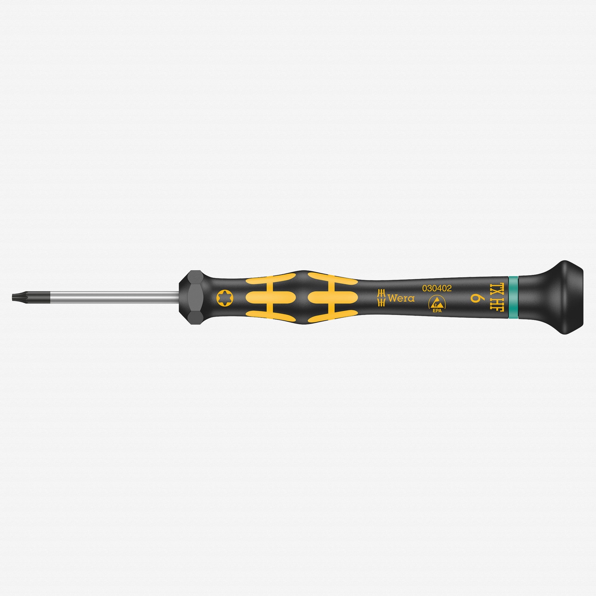 Wera 030402 T6 x 40mm ESD Safe Kraftform Micro TORX HF Precision Screwdriver