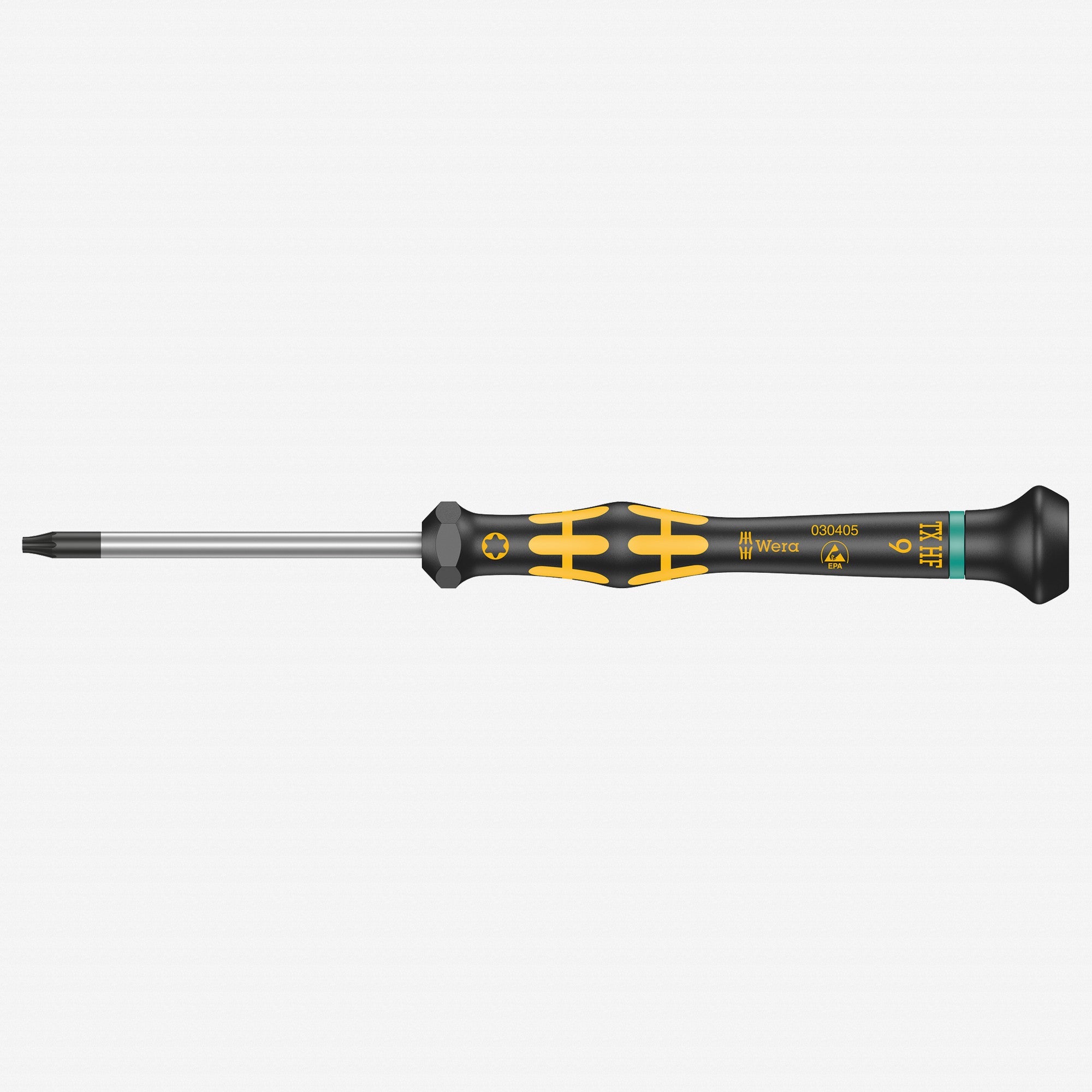 Wera 030405 T9 x 40mm ESD Safe Kraftform Micro TORX HF Precision Screwdriver