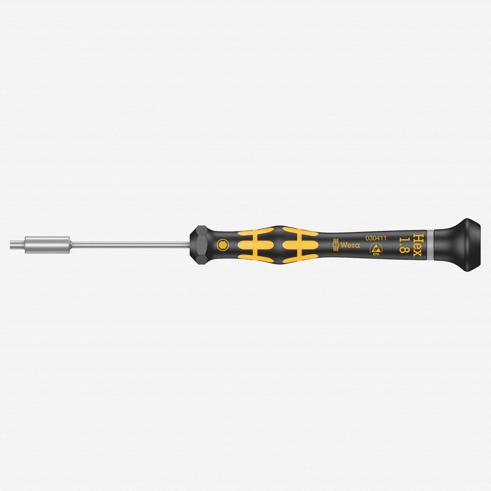 Wera 030411 1.8 x 60mm ESD Safe Precision Nut Driver