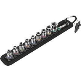 Wera 05003880001 1/4" Drive Zyklop Socket Set - 10 Pieces