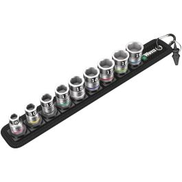 Wera 05003970001 3/8" Drive Zyklop Socket Set - 10 Pieces