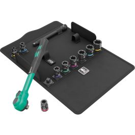 Wera 05005531001 3/8" Drive Zyklop Comfort Ratchet Set - 11 Pieces