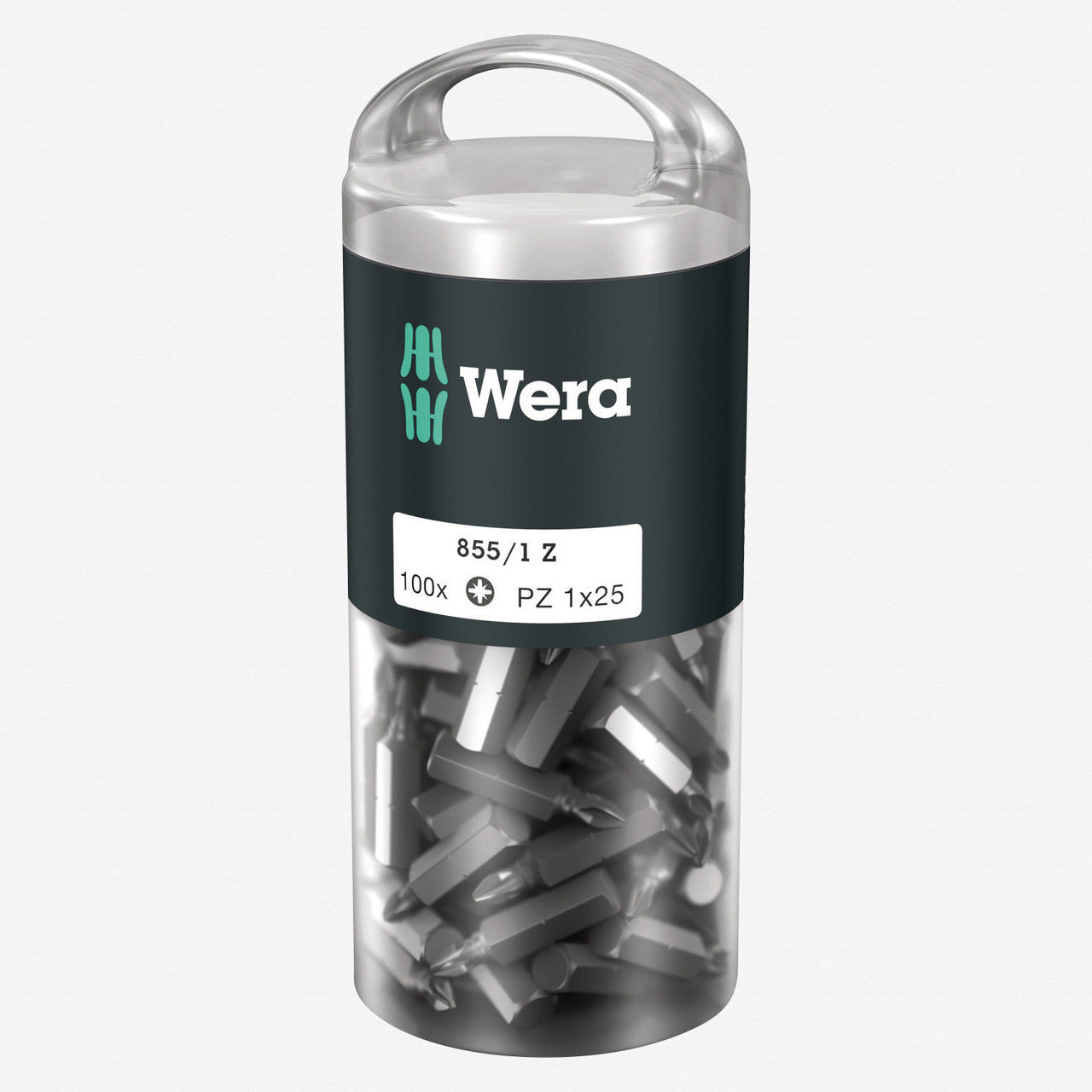 Wera 072443 DIY PZ 1 x 25mm Pozidriv Insert Bit - 100 Pack