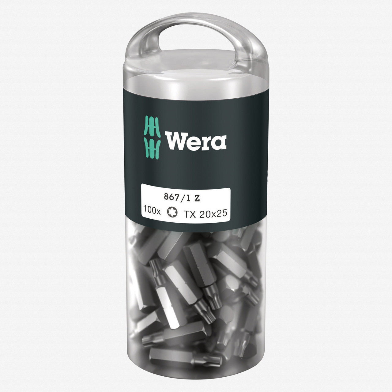 Wera 072446 DIY T10 x 25mm TORX Insert Bit - 100 Pack