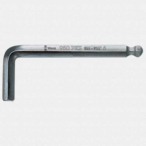 Wera 133156 6 x 100mm Chrome Ball-end L-key