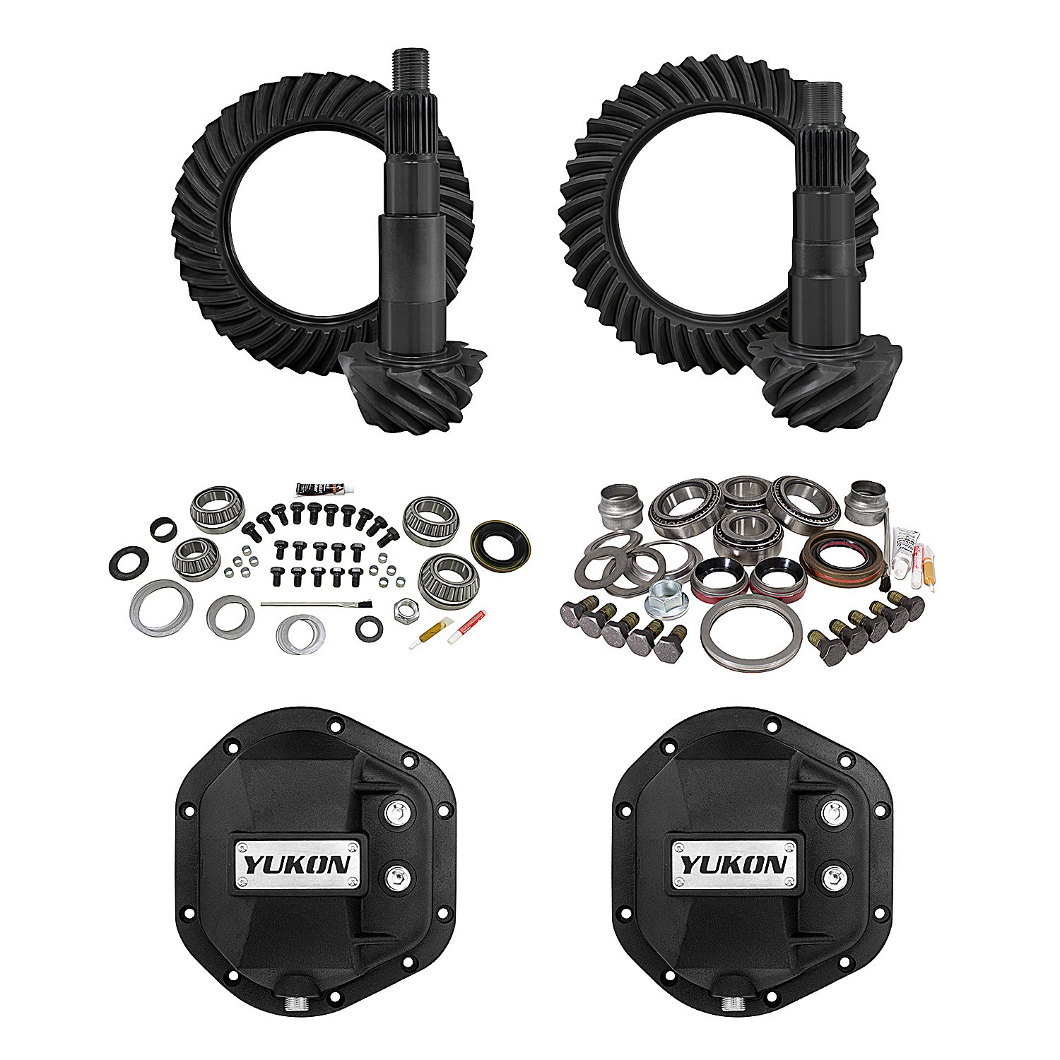 Yukon Gear & Axle  Ring and Pinon Gear Kits for 07-18 Jeep Wrangler JK Rubicon with Dana 44 Axles