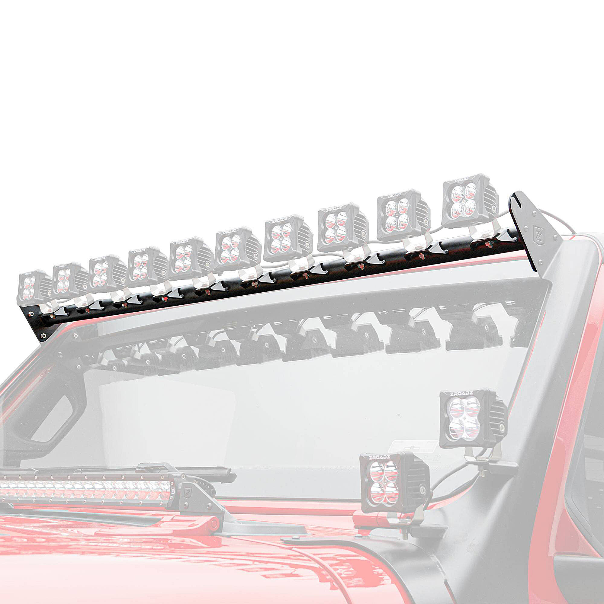 ZROADZ Z934831 Multi-LED Roof Cross Bar for 18-26 Jeep Wrangler JL & Gladiator JT