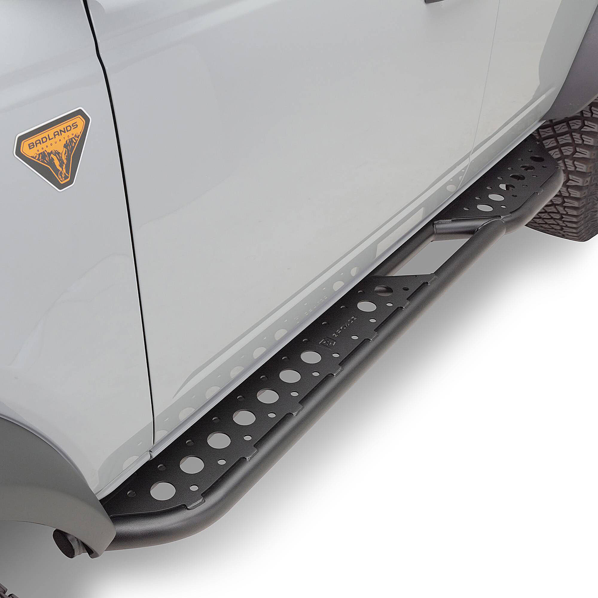 ZROADZ Z745401TRAILX.R1 Series Rock Slider Side Steps for 21-26 Ford Bronco 4-Door